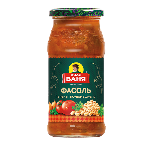 Фасоль Дядя Ваня печеная по-домашнему 480г