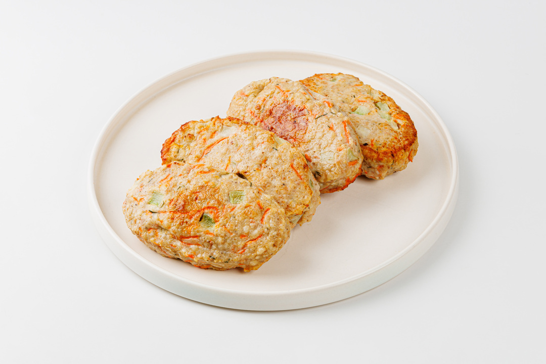 

Котлеты из индейки и курицы с овощами 400 г