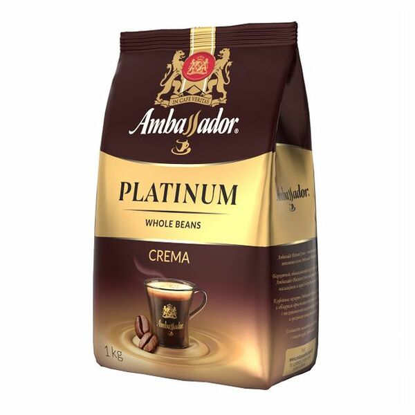 Кофе в зёрнах Ambassador Platinum Crema