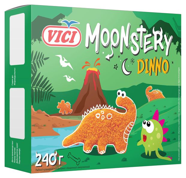 

Рыбные фигурки Vici Monster Dinno в панировке замороженные 240 г