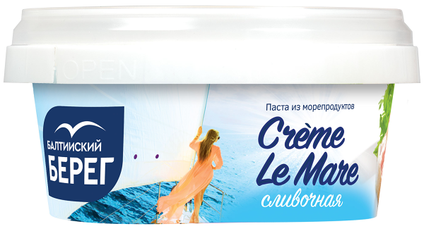 Паста Балтийский Берег Creme le Mare из морепродуктов сливочная