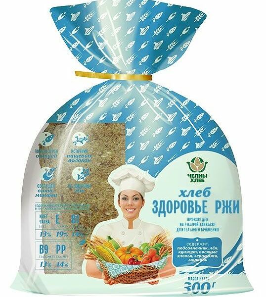 Хлеб Челны-Хлеб Здоровье ржи бездрожжевой