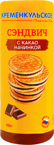 

Печенье Кременкульское Сказ от Марии с какао начинкой 250 г
