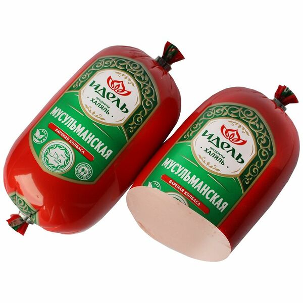 Колбаса вареная Идель Мусульманская халяль 400 г