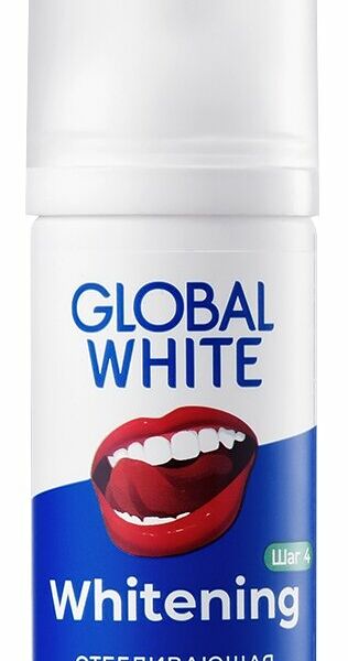 Global White Пенка для зубов отбеливающая 50 мл