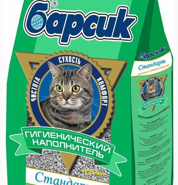 Наполнитель для кошачьего туалета Стандарт впитывающий, 4.54 л