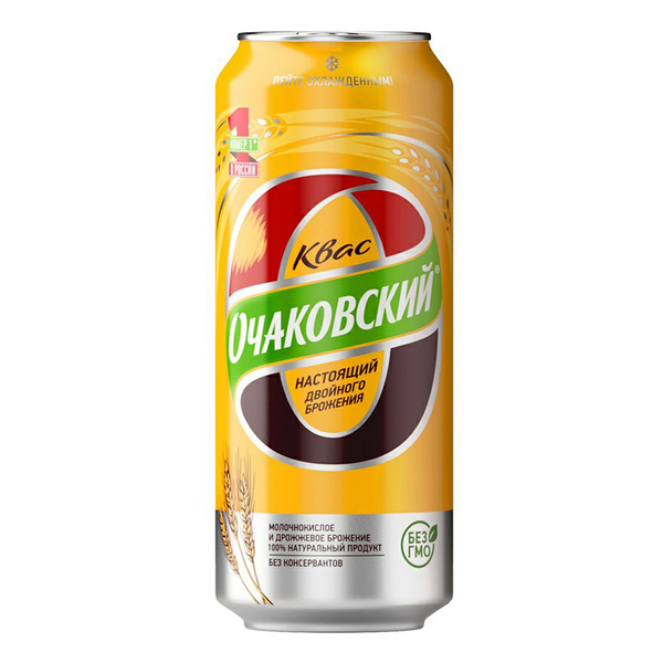 Квас Очаковский двойного брожения,0.5л