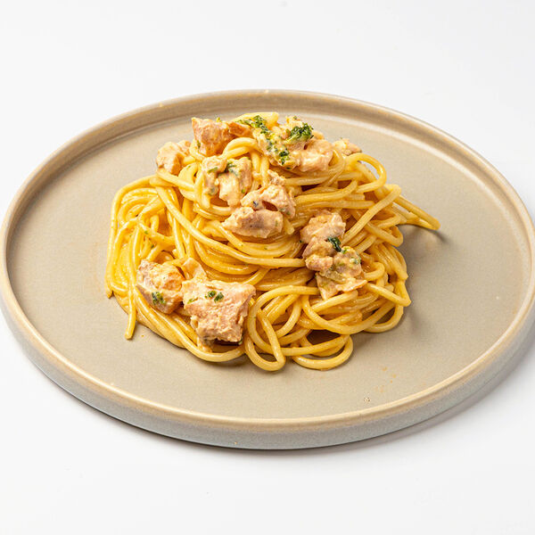 Паста с лососем в сливочном соусе, 210г