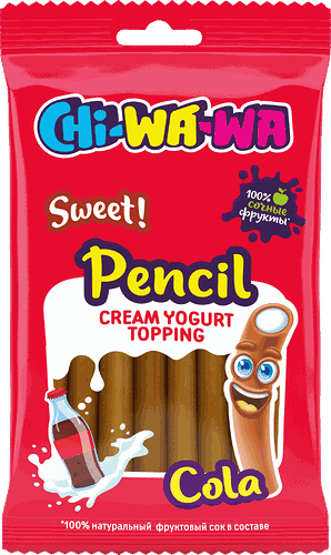 Мармелад Chi-Wa-Wa Карандаш сладкий, со вкусом колы, 80 г
