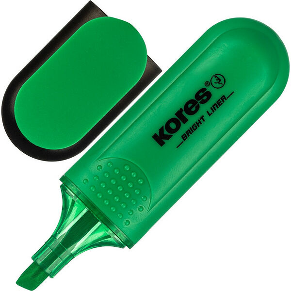 Маркер текстовый Bright Liner Kores зеленый  36105.01