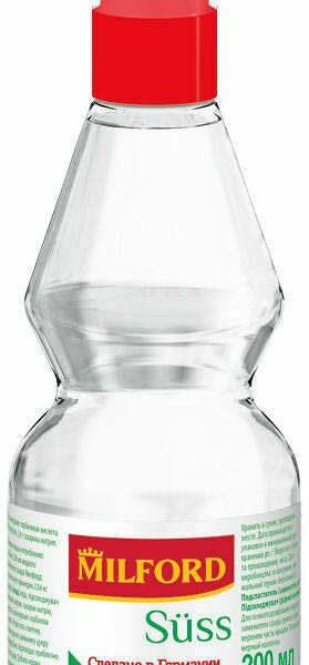 Подсластитель жидкий Milford на основе цикламата и сахарина 200 мл