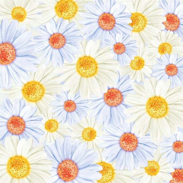 Салфетки ND Play Ромашка трехслойные 33*33см 20шт