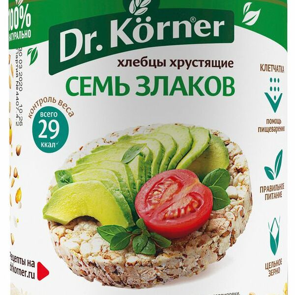 Хлебцы хрустящие Семь злаков Dr. Körner