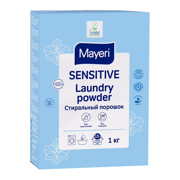 Стиральный порошок Mayeri Sensitive ЭКО универсальный