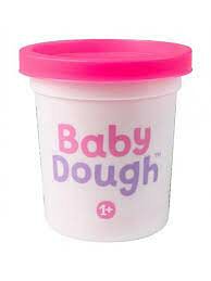 Тесто для лепки в баночке BabyDough розовый 100г BD010