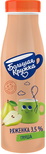 

Ряженка Большая Кружка Груша 3.5% 260 г