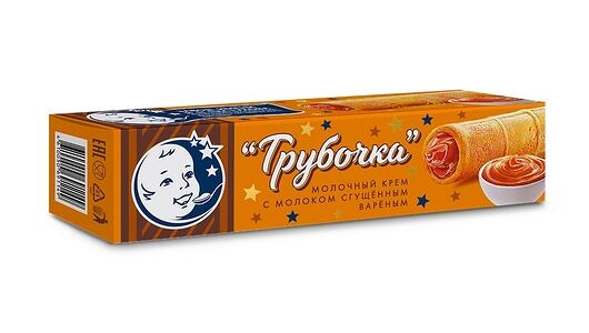 Трубочка В.П. Пастухов с вареным сгущенным молоком 30 г