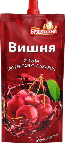 

Вишня протертая Буздякский с сахаром 280 г