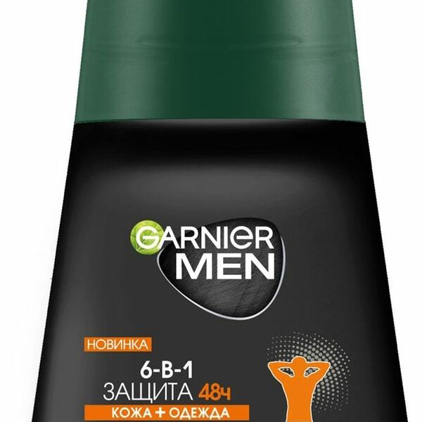 Антиперспирант Garnier Mineral Защита 6 Очищающая Моринга роликовый мужской