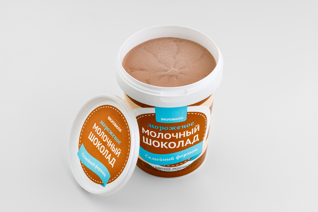 

Мороженое ВкусВилл "Молочный шоколад" 700 г