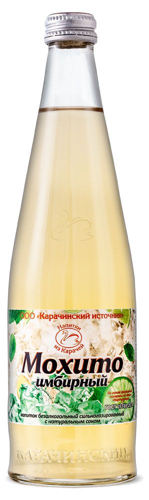

Напиток газированный Карачинский источник мохито имбирный 500 мл