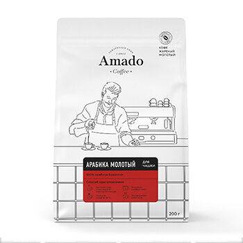 Кофе молотый Amado Арабика для чашки 200г
