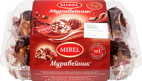 

Пирожное Mirel муравейник 340 г
