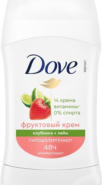 Антиперспирант-карандаш Dove клубника лайм 40мл