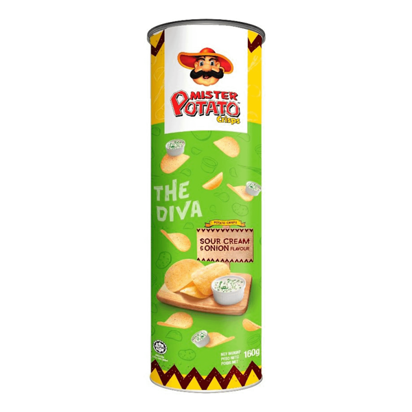 Чипсы картофельные Mister Potato сметана лук