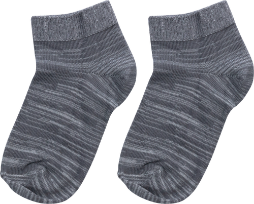 

Носки детские Inwin р. 14–22 низкая посадка голубые серый меланж арт. BKSU-02-GB 2 пары