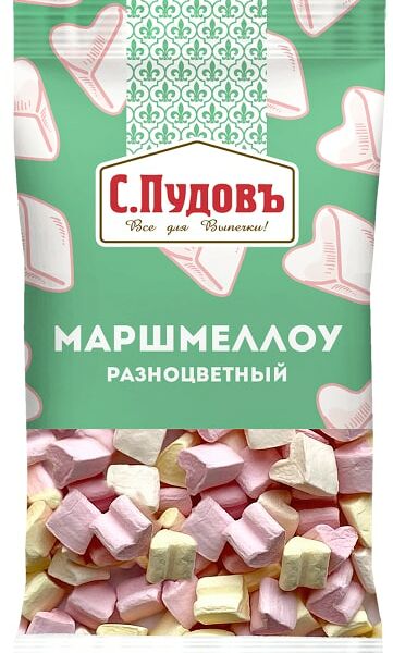 Посыпка С.Пудовъ Маршмеллоу разноцветный 10г