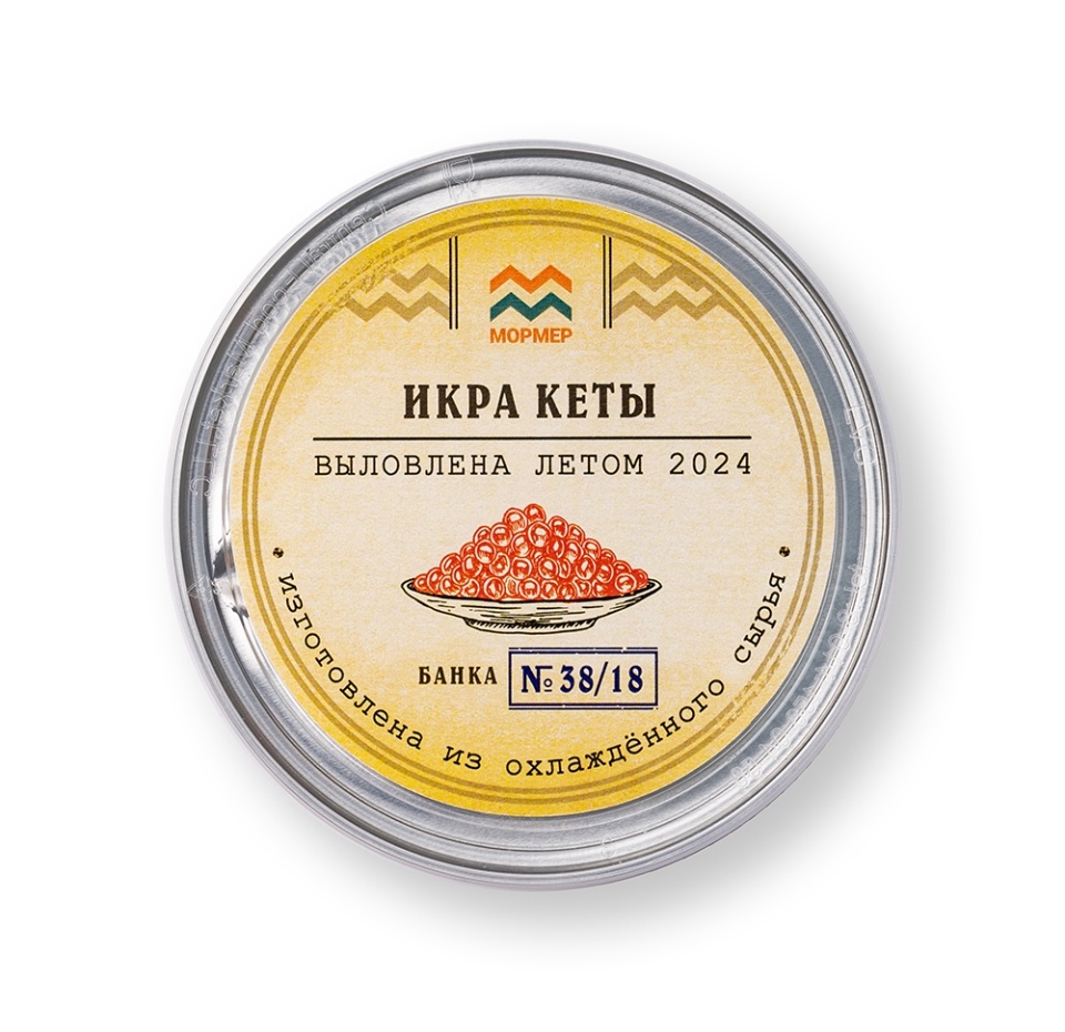 

Икра лососевая Мормер зернистая кеты новая путина 200 г