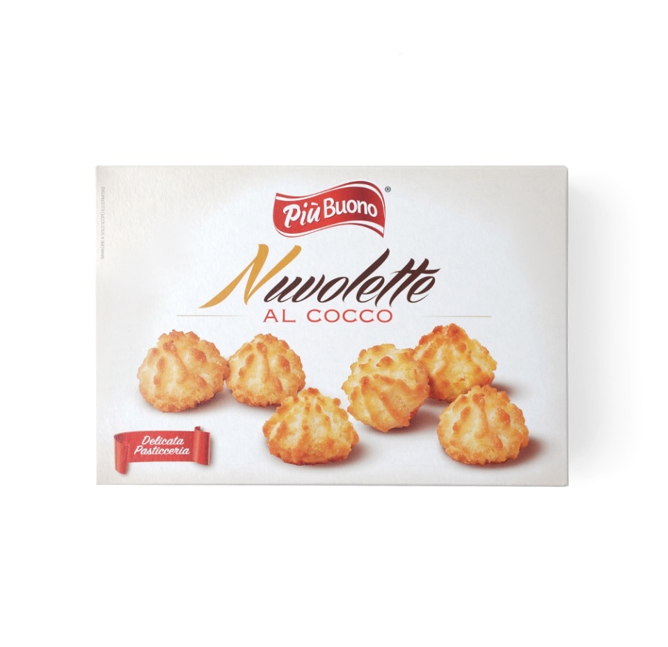 

Печенье Piu Buono Nuvolette с кокосом 150 г