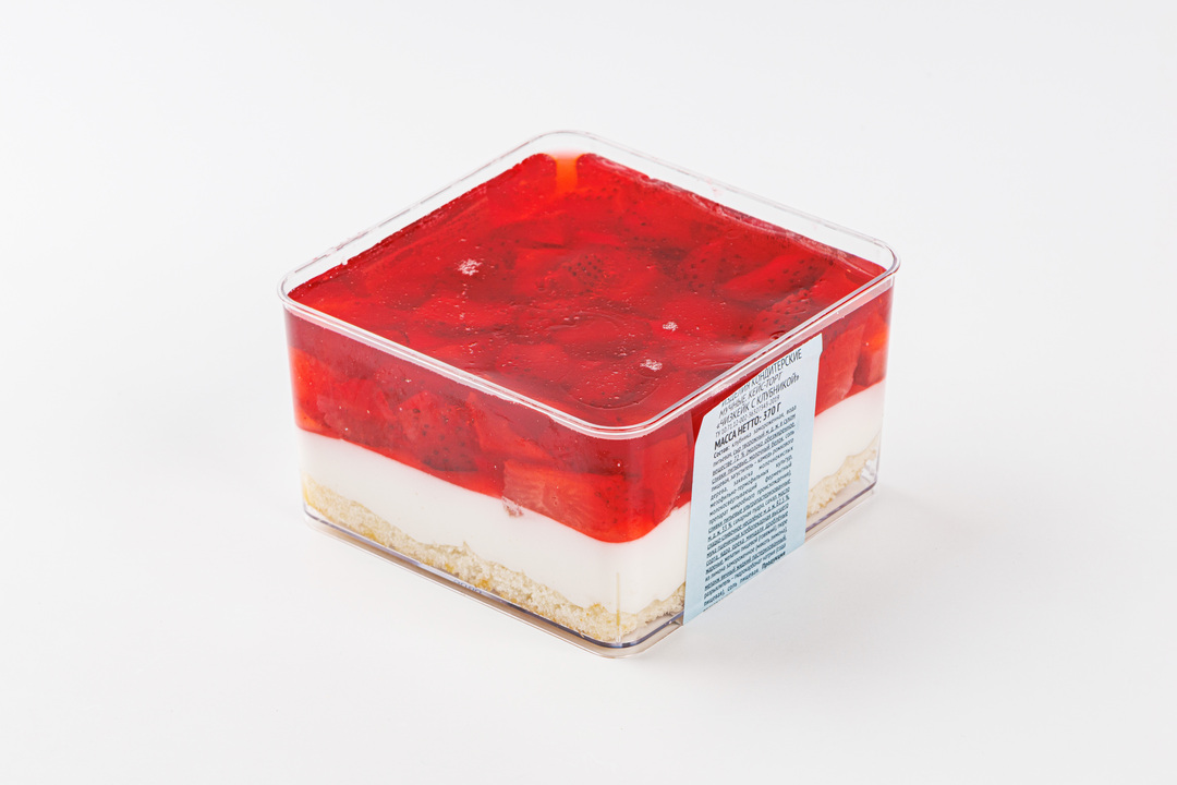 

Кейс-торт ВкусВилл Чизкейк с клубникой 370 г