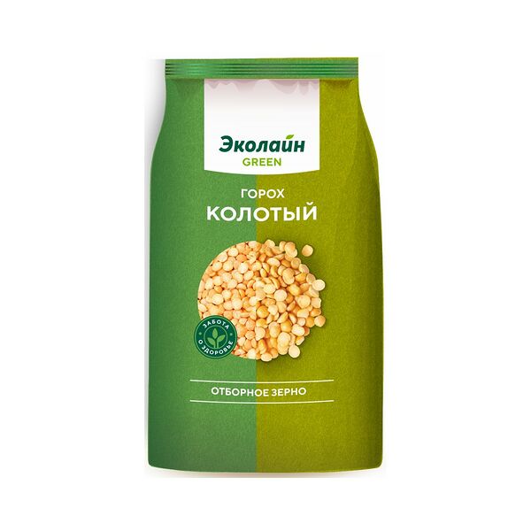 Крупа горох Эколайн GREEN 800г
