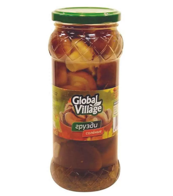 Грибы Global Village Грузди соленые 330 г