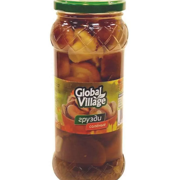 Грибы GLOBAL VILLAGE Грузди соленые 330г