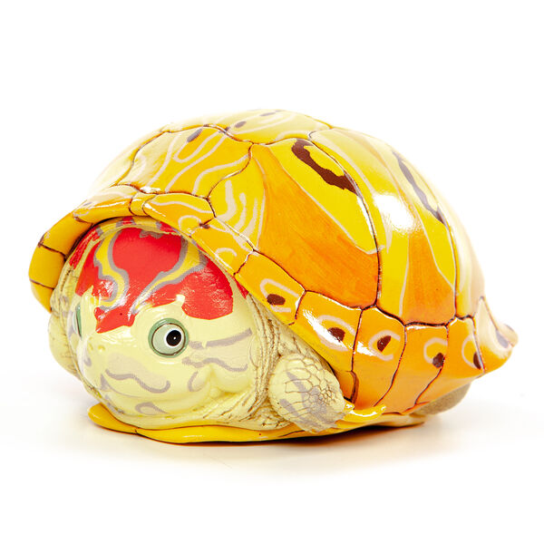 EXOPRIMA Фигурка красноухой черепахи, жёлто-красная