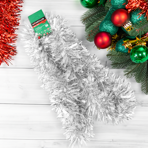 

Мишура Homeclub с голографическими кончиками 200 х 9 см 1 шт. цвет в ассортименте