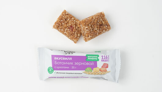 Батончик зерновой с цукатами