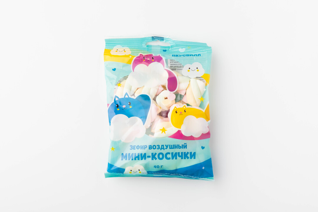 

Зефир воздушный Мини-косички