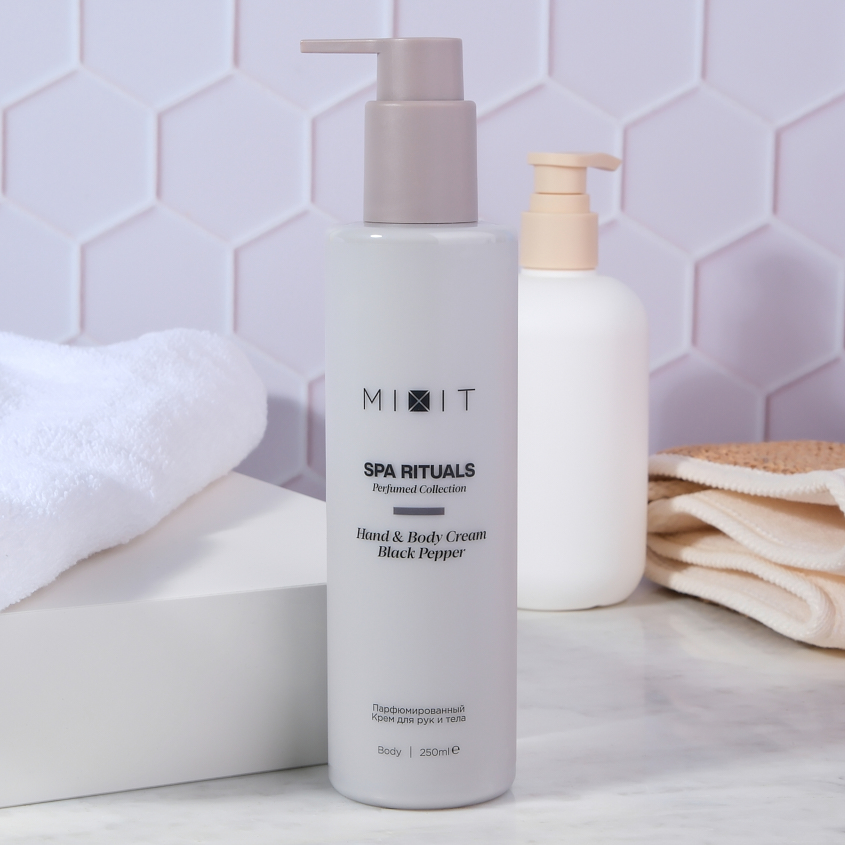 

Крем для рук и тела Mixit Spa Rituals Perfumed Collection с ароматом черного перца (парфюмированный) 250 мл
