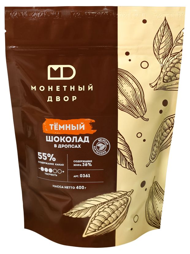 

Шоколад темный Монетный Двор дропсы 400 г