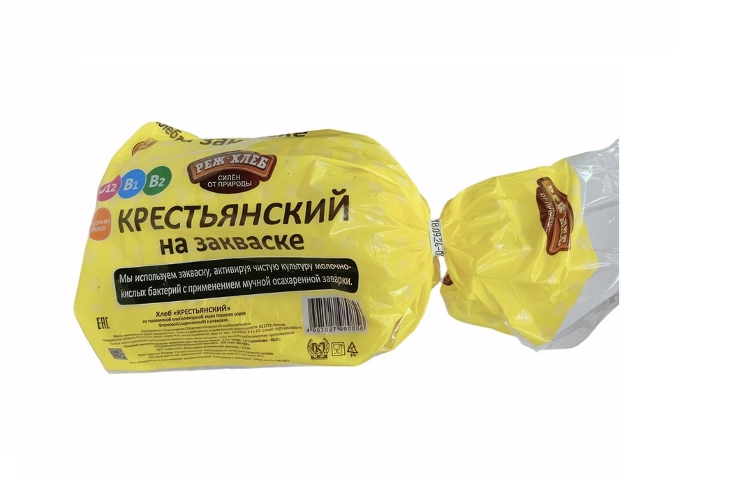 

Хлеб Реж-Хлеб Крестьянский нарезанный 500 г