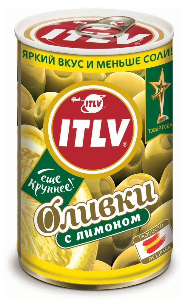 

Оливки ITLV с лимоном 300 г