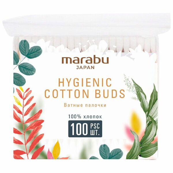 Палочки ватные Marabu Botanica 100 шт