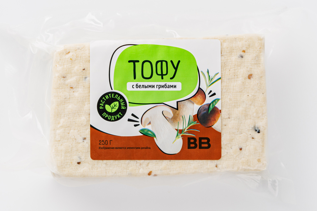 

Тофу с белыми грибами, 250 г