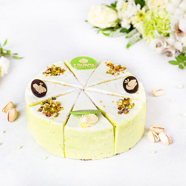 Сливочная Птичка от Палыча с фисташками торт 600 г