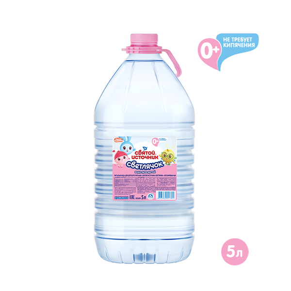 Вода Святой Источник Светлячок негазированная 5 л