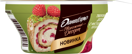 

Творожный десерт Даниссимо фисташково-малиновый 3.9% 110 г